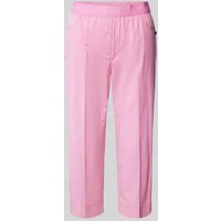 Marc Cain Regular Fit Caprihose mit Label-Bund in Pink, Größe 34 von Marc Cain