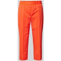 Marc Cain Regular Fit Caprihose mit Label-Bund in Rot, Größe 44 von Marc Cain