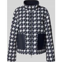 Marc Cain Regular Fit Jacke aus Baumwoll-Mix mit Stehkragen in Marine, Größe 34 Marc Cain Regular Fit Jacke aus Baumwoll-Mix mit Stehkragen in Marine, Größe 34 von Marc Cain