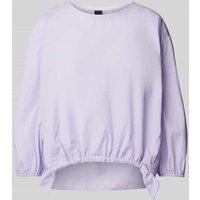 Marc Cain Relaxed Fit Bluse mit 3/4-Arm in Flieder, Größe 44 von Marc Cain