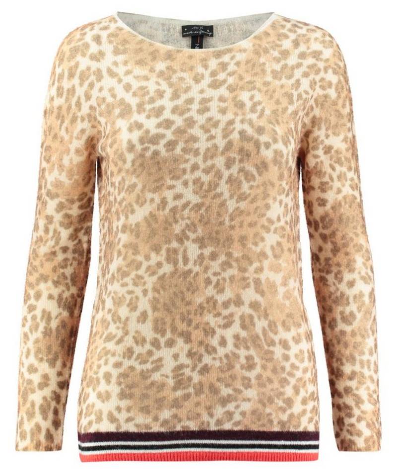 Marc Cain Rundhalspullover Sweater Camel mit Rundhalsausschnitt von Marc Cain