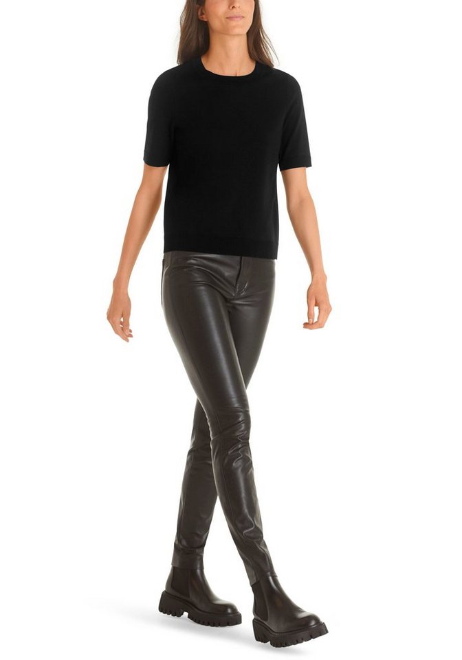 Marc Cain Rundhalspullover "Collection Essential" Premium Damenmode Pullover "Rethink Together" von Marc Cain