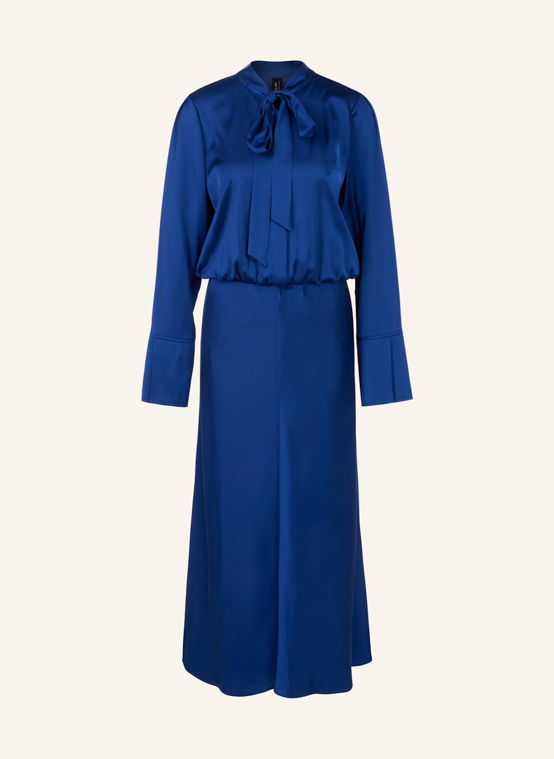 Marc Cain Satinkleid Mit Schluppe blau Marc Cain Satinkleid Mit Schluppe blau von Marc Cain