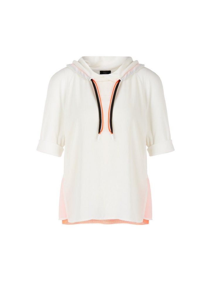 Marc Cain Schlupfbluse Fit for Leo Premium Damenmode Raglanbluse mit Rüschendetail von Marc Cain