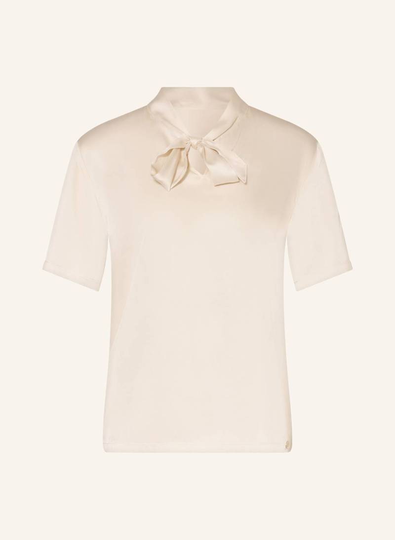 Marc Cain Schluppenbluse Im Materialmix weiss von Marc Cain