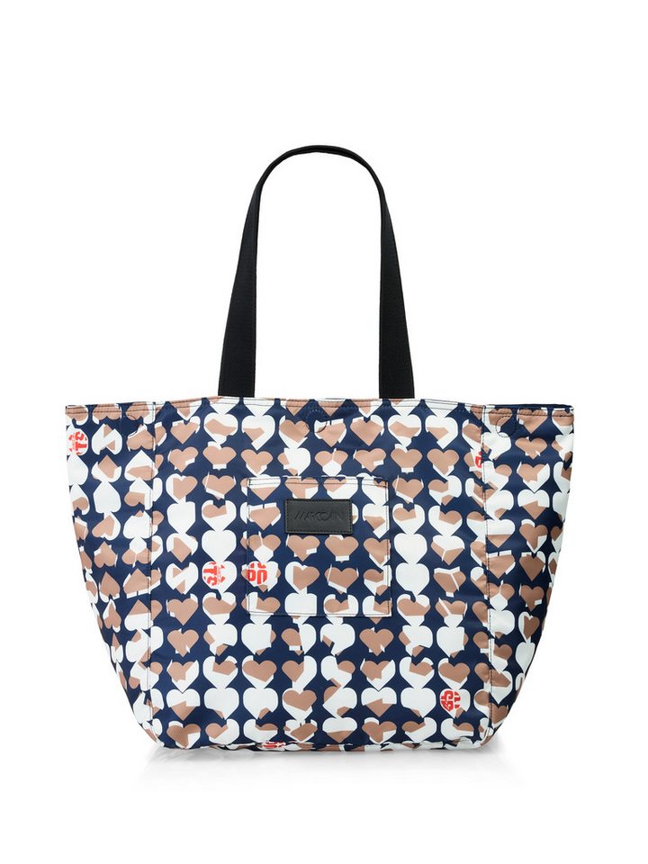 Marc Cain Shopper "Happy Classics", Schultertasche, Sporttasche mit auffälligem Print von Marc Cain