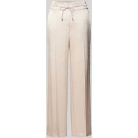 Marc Cain Straight Leg Hose mit Tunnelzug in Kitt, Größe 38 von Marc Cain