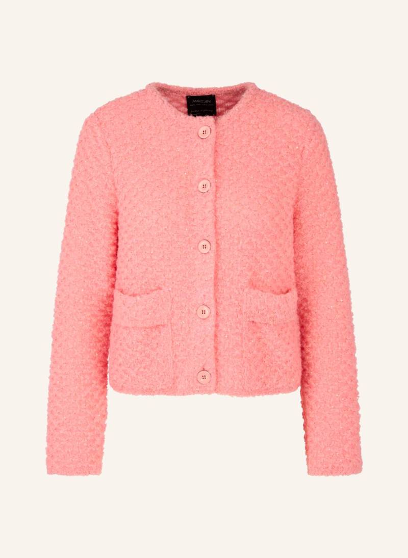Marc Cain Strickjacke Mit Pailletten pink von Marc Cain