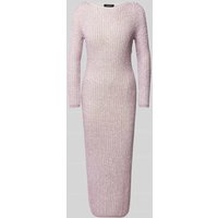 Marc Cain Strickkleid mit U-Boot-Ausschnitt in Flieder, Größe 40 von Marc Cain