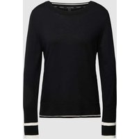 Marc Cain Strickpullover mit Rundhalsausschnitt in Black, Größe 34 von Marc Cain