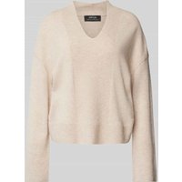 Marc Cain Strickpullover aus reinem Kaschmir in Kitt, Größe 38 von Marc Cain