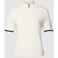 Marc Cain Strickshirt mit Kontraststreifen in Offwhite, Größe 36 von Marc Cain