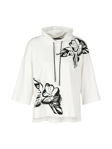 Marc Cain Sweat-Shirt White and Black - 42 von Marc Cain