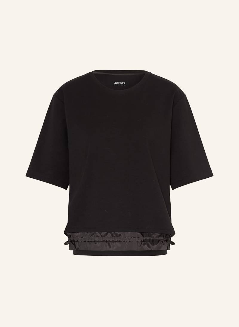 Marc Cain T-Shirt Im Materialmix schwarz von Marc Cain