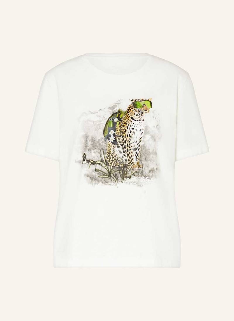 Marc Cain T-Shirt Mit Pailletten weiss von Marc Cain