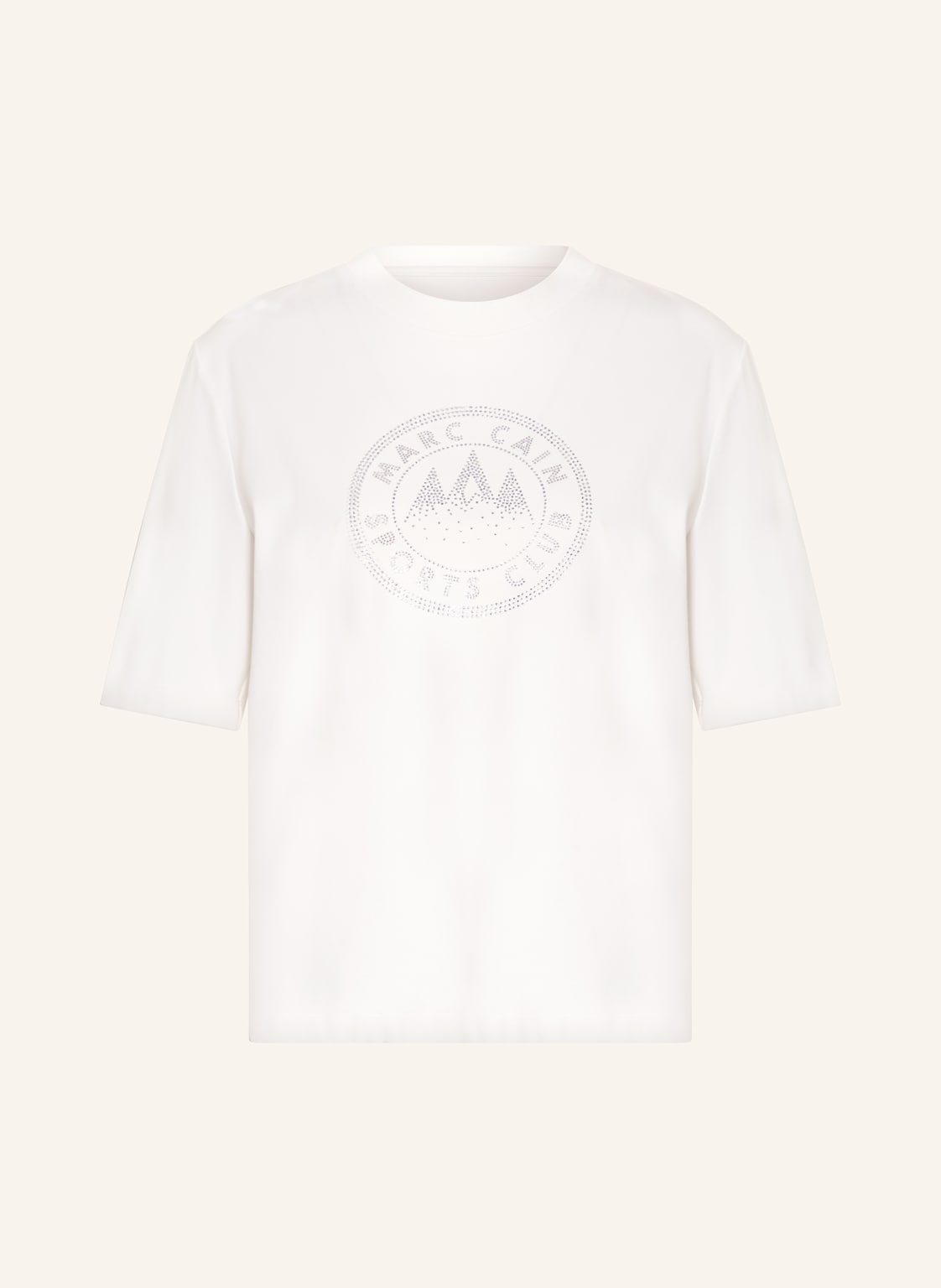 Marc Cain T-Shirt Mit Schmucksteinen weiss von Marc Cain