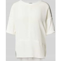 Marc Cain T-Shirt in unifarbenem Design in Offwhite, Größe 36 von Marc Cain