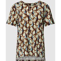 Marc Cain T-Shirt mit Allover-Muster in Mint, Größe 36 Marc Cain T-Shirt mit Allover-Muster in Mint, Größe 36 von Marc Cain
