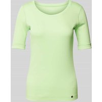 Marc Cain T-Shirt mit Rundhalsausschnitt in Neon Gruen, Größe 44 von Marc Cain