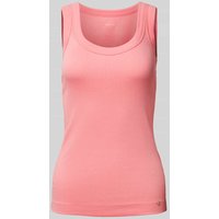 Marc Cain Tanktop in Ripp-Optik in Pink, Größe 44 von Marc Cain