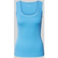 Marc Cain Tanktop mit Rundhalsausschnitt in Blau, Größe 42 von Marc Cain