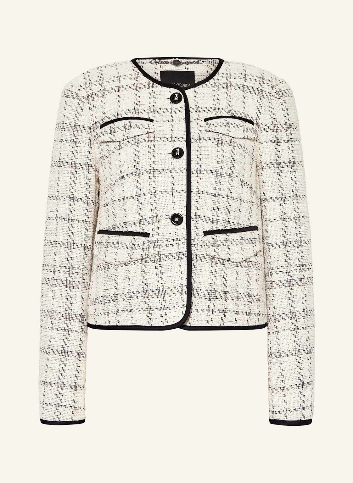 Marc Cain Tweed-Jacke Mit Glitzergarn beige von Marc Cain