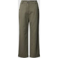 Marc Cain Wide Fit Hose mit Leinen-Anteil in Khaki, Größe 34 Marc Cain Wide Fit Hose mit Leinen-Anteil in Khaki, Größe 34 von Marc Cain