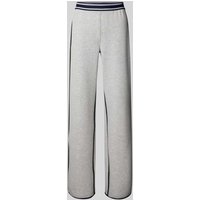 Marc Cain Wide Fit Sweatpants mit elastischem Bund in Hellgrau Melange, Größe 38 Marc Cain Wide Fit Sweatpants mit elastischem Bund in Hellgrau Melange, Größe 38 von Marc Cain