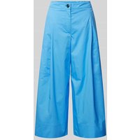 Marc Cain Wide Leg Stoffhose mit Bundfalten in Blau, Größe 34 von Marc Cain