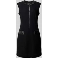 Marc Cain Wollkleid mit Ziernähten in Black, Größe 42 von Marc Cain