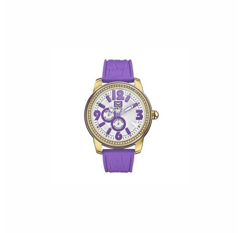 Marc Ecko Quarzuhr Marc Ecko Damen-Armbanduhr Kautschuk E13544G4 44 mm Quarzuhr Wasserdic von Marc Ecko