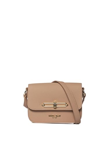 Marc Ellis New York Damen Handtasche Textile Polyurethan 10x13,5x7 cm, Altes Rosa und Hellgold, Einheitsgröße von Marc Ellis New York