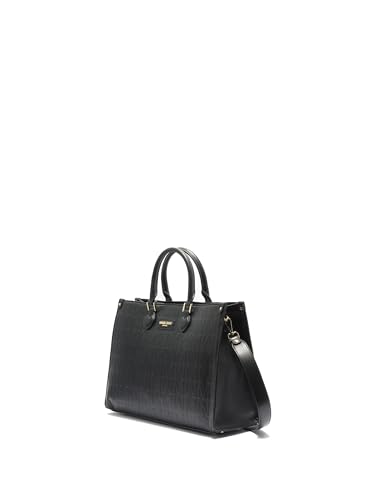 Marc Ellis New York Damen Handtasche Textile Polyurethan 38,5x29x15 cm, Schwarz und Hellgold, Einheitsgröße von Marc Ellis New York