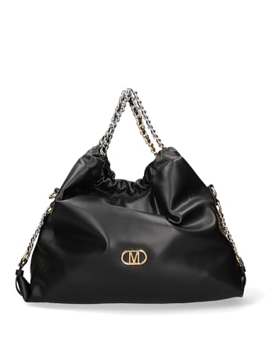 Marc Ellis New York Damen Handtasche Textile Polyurethan 43x42x11 cm, Schwarz , Einheitsgröße von Marc Ellis New York