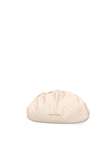 Marc Ellis New York Damen-Schultertasche aus echtem Leder, hergestellt in Italien, 24 x 15 x 19 cm, Milch Und Gold, Einheitsgröße von Marc Ellis New York