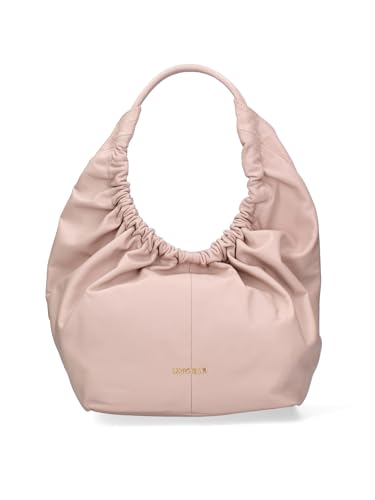 Marc Ellis New York Damen-Schultertasche aus echtem Leder, hergestellt in Italien, 39 x 24 x 15 cm, Altrosa und Gold, Einheitsgröße von Marc Ellis New York