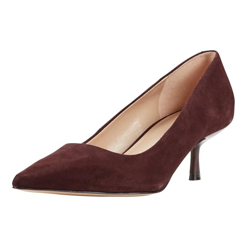 Marc Fisher LTD Damen Calynna Pumps, Dunkelbraunes Wildleder 200, 38.5 EU von Marc Fisher LTD