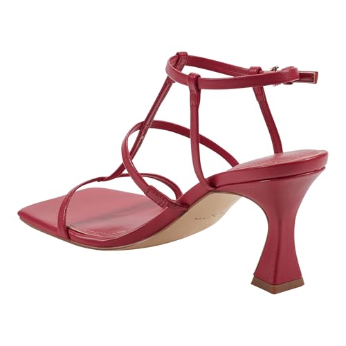 Marc Fisher LTD Damen Dennie Sandale mit Absatz, Dunkelrosa Leder 650, 42 EU von Marc Fisher LTD