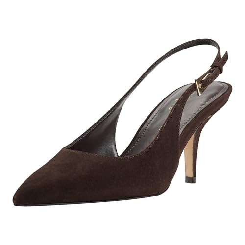 Marc Fisher LTD Damen Dorie Pumps, Dunkelbraunes Wildleder 200, 35.5 EU von Marc Fisher LTD