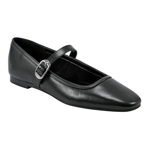 Marc Fisher LTD Damen Garissa Ballerinas, Schwarzes Leder 001, 37 EU von Marc Fisher LTD