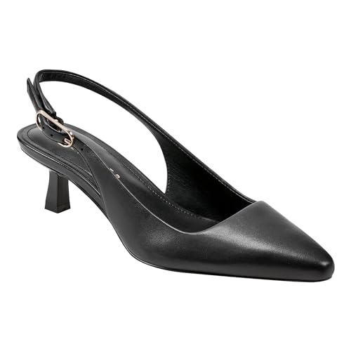 Marc Fisher LTD Damen Kory Pumps, Schwarzes Leder 001, 40 EU von Marc Fisher LTD