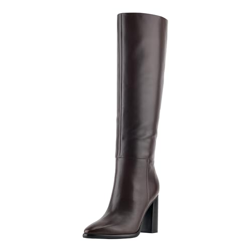 Marc Fisher LTD Damen Lannie Kniehohe Stiefel, Dunkelrotes Leder 601, 41 EU von Marc Fisher LTD