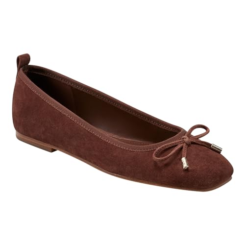 Marc Fisher LTD Damen Ubet Ballerinas, Dunkelbraunes Wildleder 200, 35.5 EU von Marc Fisher LTD