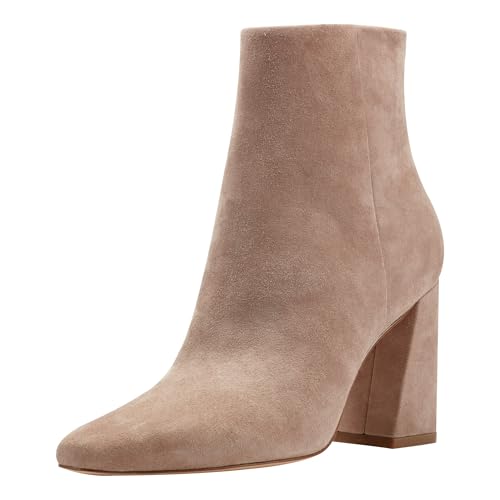 Marc Fisher LTD Yanara Stiefelette für Damen, Taupe Suede 240, 39.5 EU von Marc Fisher LTD