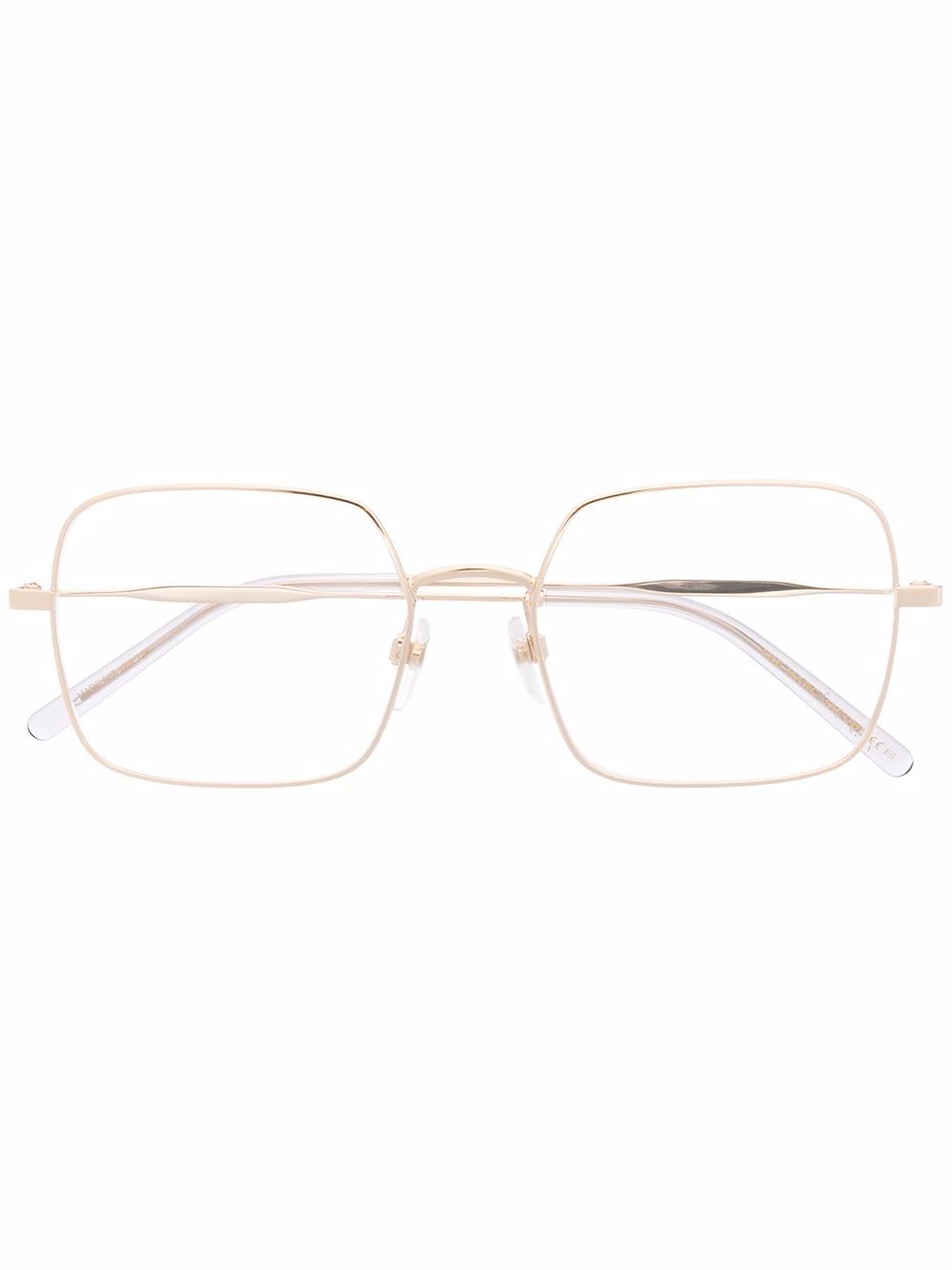 Marc Jacobs Eyewear Brille mit eckigem Gestell - Gold von Marc Jacobs Eyewear