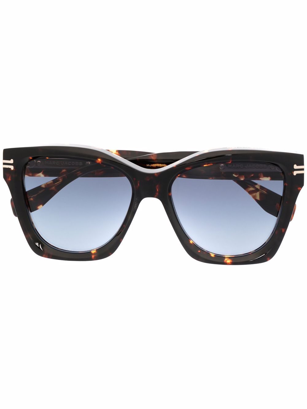 Marc Jacobs Eyewear Eckige Sonnenbrille in Schildpattoptik - Braun von Marc Jacobs Eyewear