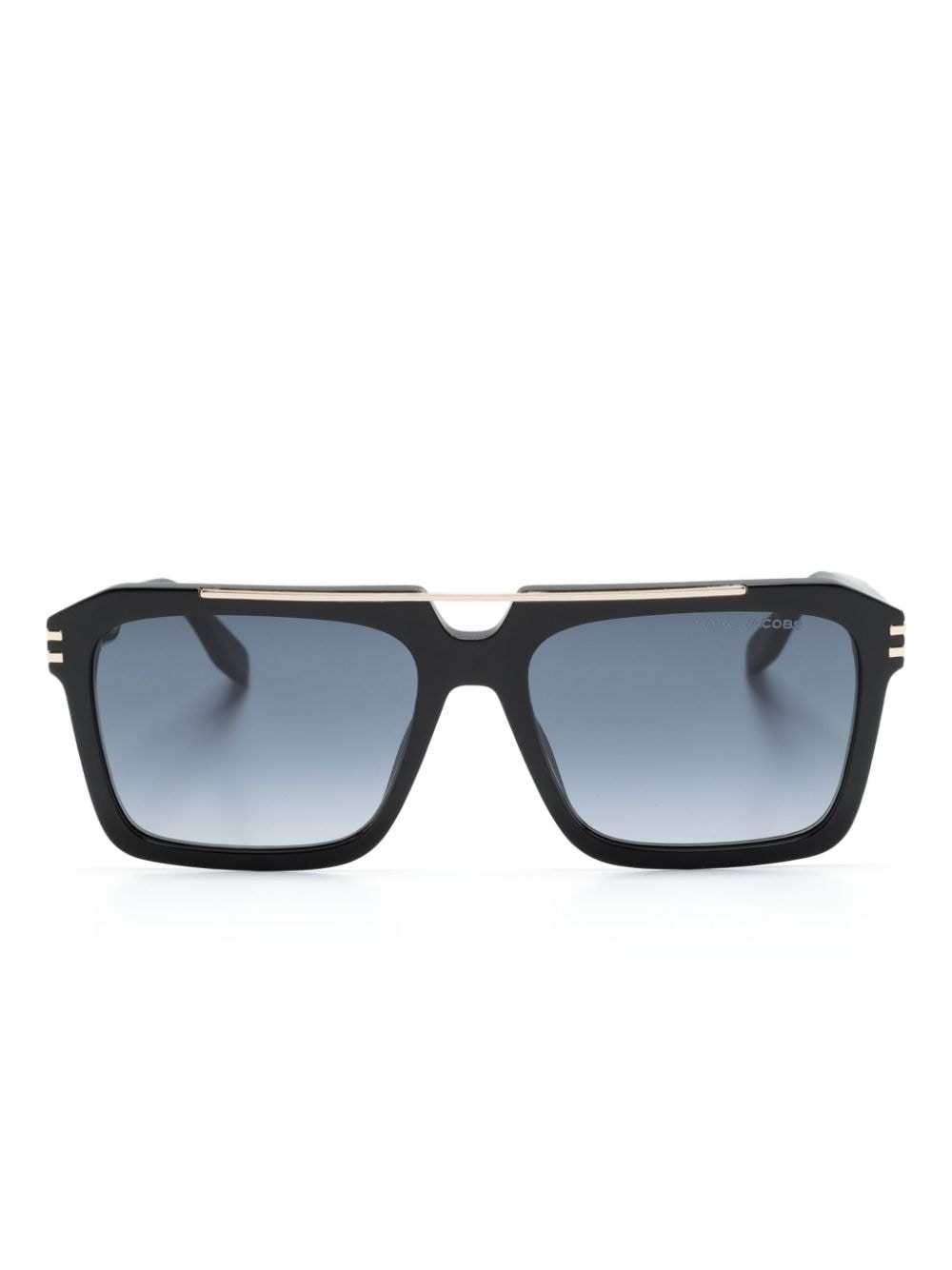 Marc Jacobs Eyewear Sonnenbrille mit breitem Gestell - Schwarz von Marc Jacobs Eyewear