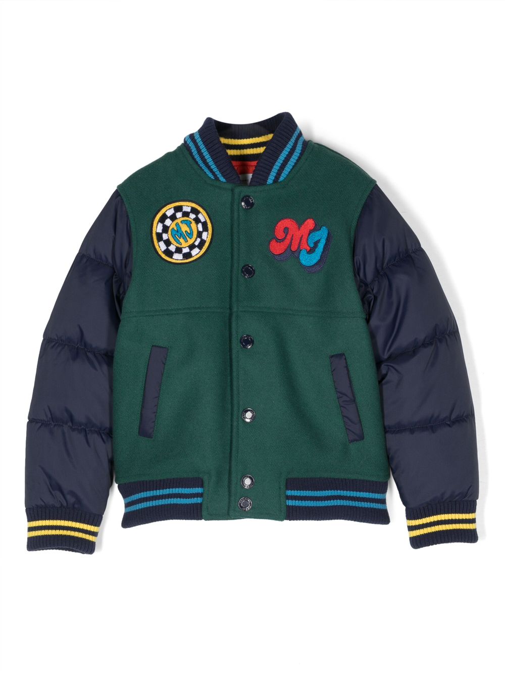 Marc Jacobs Kids Bomberjacke mit Patch-Detail - Blau von Marc Jacobs Kids