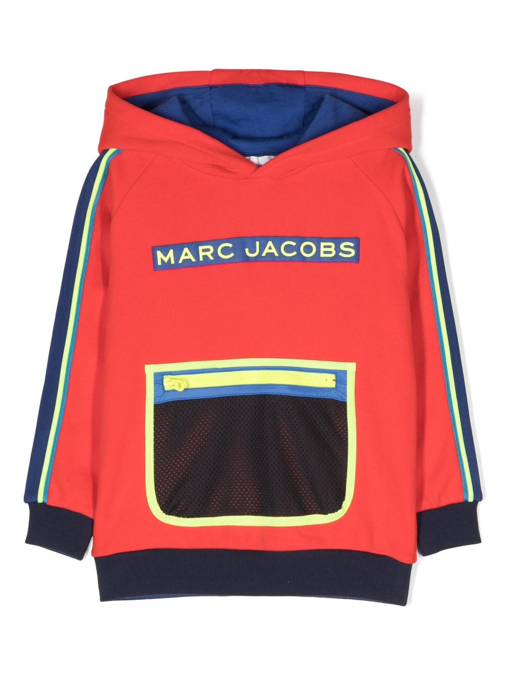 Marc Jacobs Kids Hoodie in Colour-Block-Optik - Rot von Marc Jacobs Kids