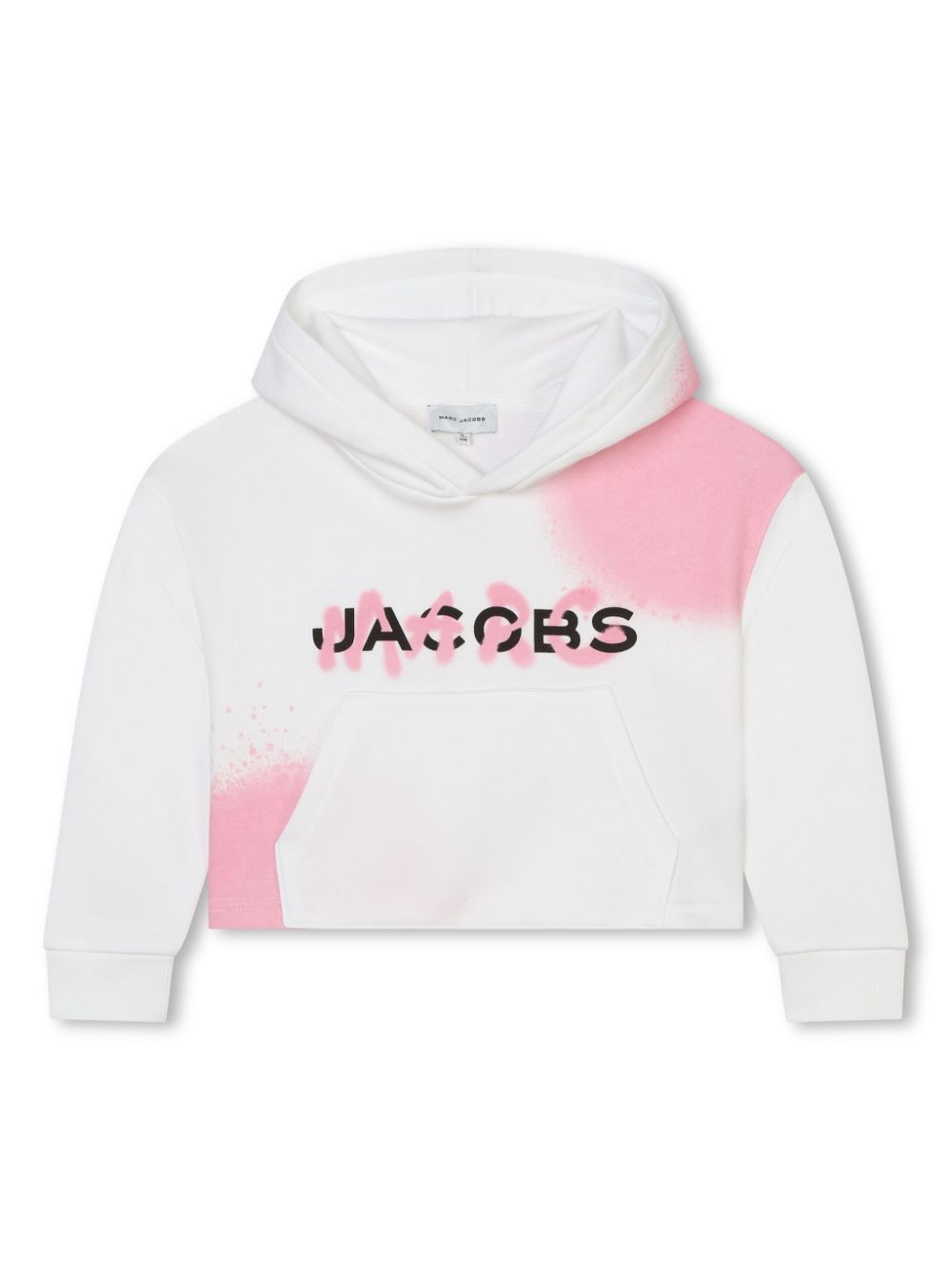 Marc Jacobs Kids Kapuzenpullover mit Spray-Effekt - Weiß von Marc Jacobs Kids